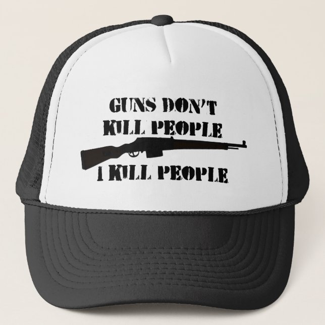 Les ARMES À FEU NE TUENT PAS le casquette (Devant)
