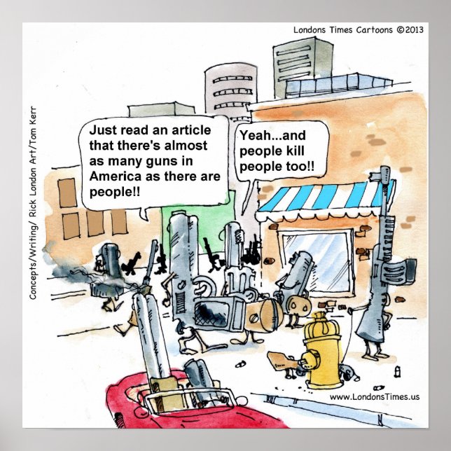 Les armes ne tuent pas les gens Poster (Devant)