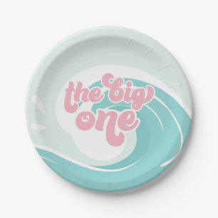 Les Assiettes en Papier Anniversaire Rose The Big