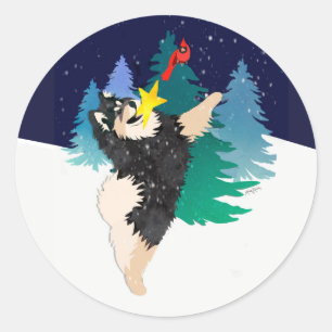Les autocollants Celestial Finnish Lapphund