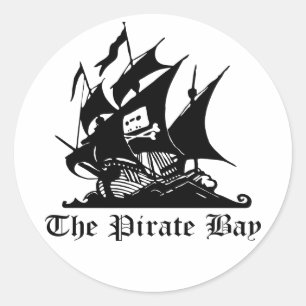 Les autocollants de baie de pirate