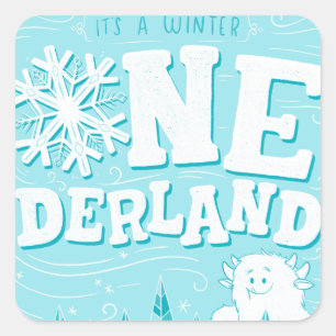 Les autocollants de correspondance de Winter Wonde