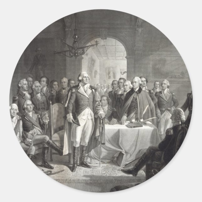 Les autocollants de George Washington et de ses gé (Devant)