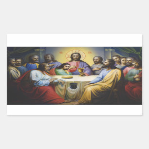 Les autocollants de Jésus-Christ de dernier dîne