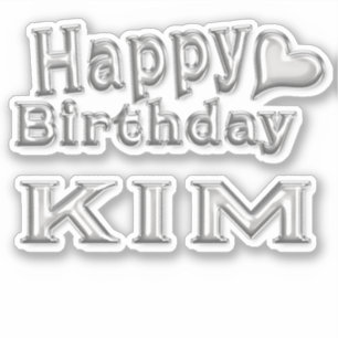 Les autocollants de Kim Happy Birthday