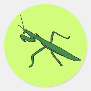 Les autocollants de Mantis priant