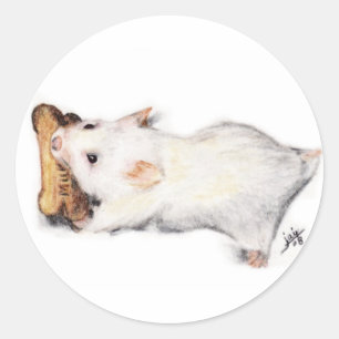 Les autocollants de voleur d'os (hamster)
