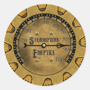 Les autocollants d'empire de Steampunk