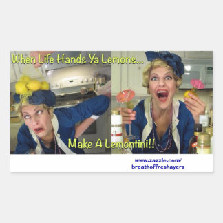 Les autocollants "When Life Hands Ya Lemons"