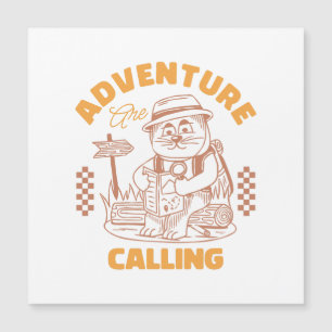 Les Aventures Sont Appelées - Chat Vintage