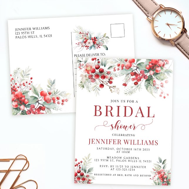 Les baies d'hiver heureux après la carte postale d (Créateur téléchargé)