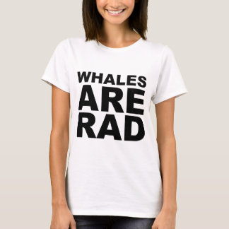 Les baleines sont RAD T-shirt Chapeau Mug Tapis de