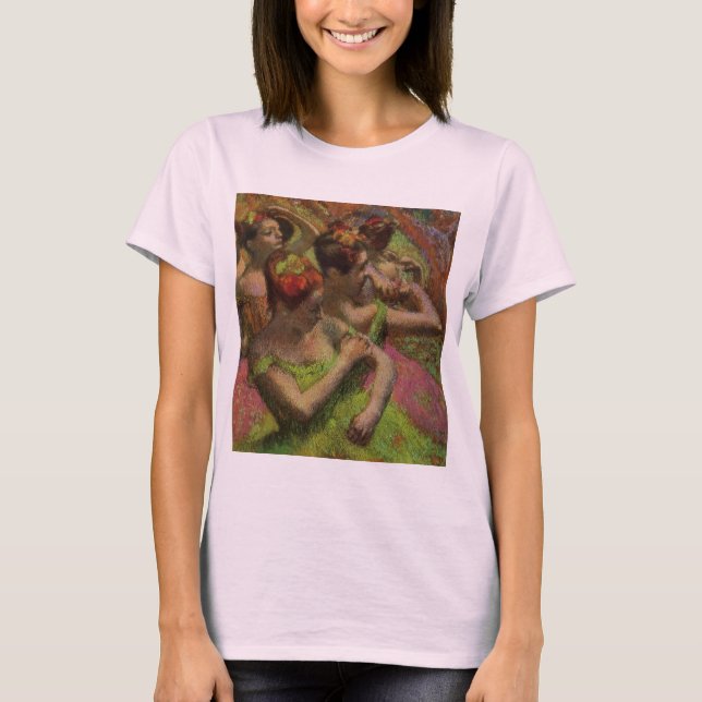 Les ballerines ajustant leurs robes (Edgar Degas) (Devant)