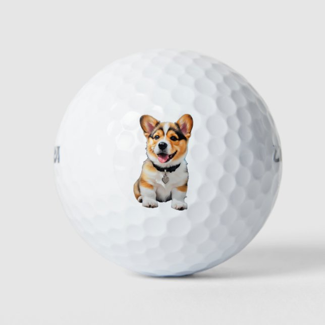Les balles de golf de Corgi (Devant)
