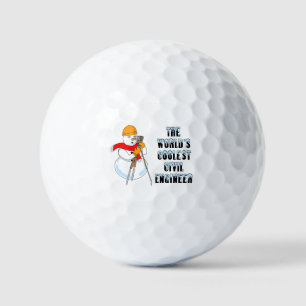 Les balles de golf de l'ingénieur civil le plus fr