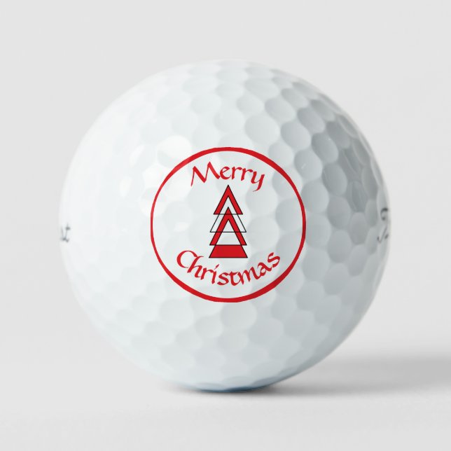 Les balles de golf de Noël par dalDesignNZ (Recto)