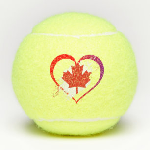 Les balles de tennis de la fête du Canada