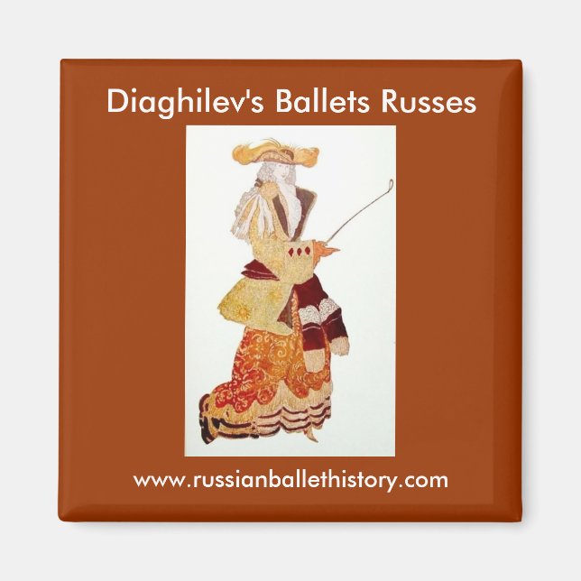 Les Ballets de Diaghilev Russes Magnet (Devant)