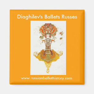 Les Ballets de Diaghilev Russes Magnet