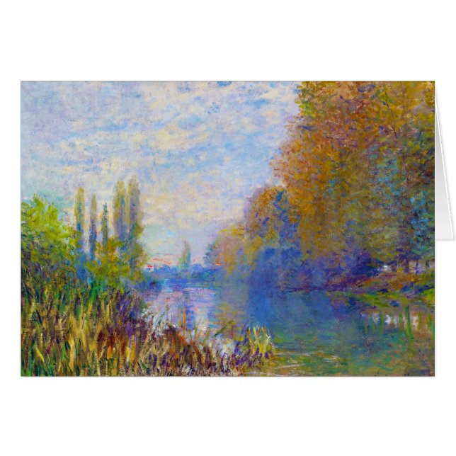 Les banques de la Seine en automne Claude Monet (Devant Horizontal)