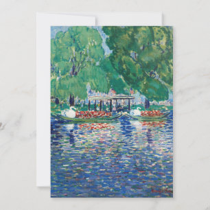 Les bateaux à cygne   George Luks