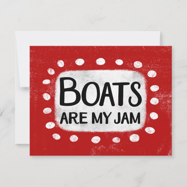 Les Bateaux Sont Ma Carte De Voiture De Jam (Devant)