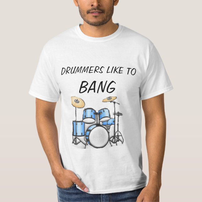 Les batteurs aiment au T-shirt de Bangq (Devant)