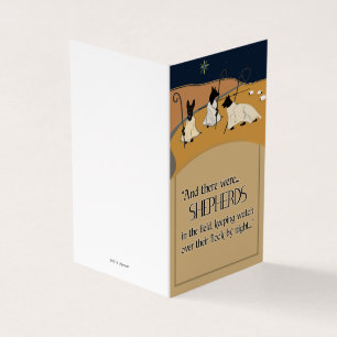 Les bergers dans la nuit - Cartes de fin de année