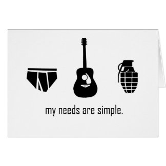 Les besoins simples
