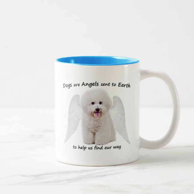Les bichons sont des anges Mug (Droit)