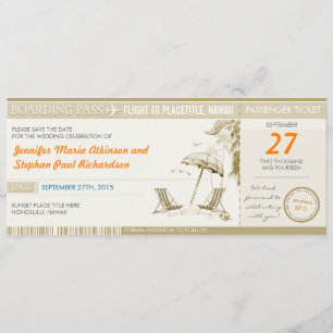 les billets de carte d'embarquement de destination