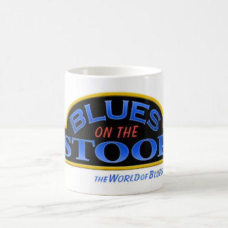 Les BLEUS sur la tasse de café de STOOP avec des