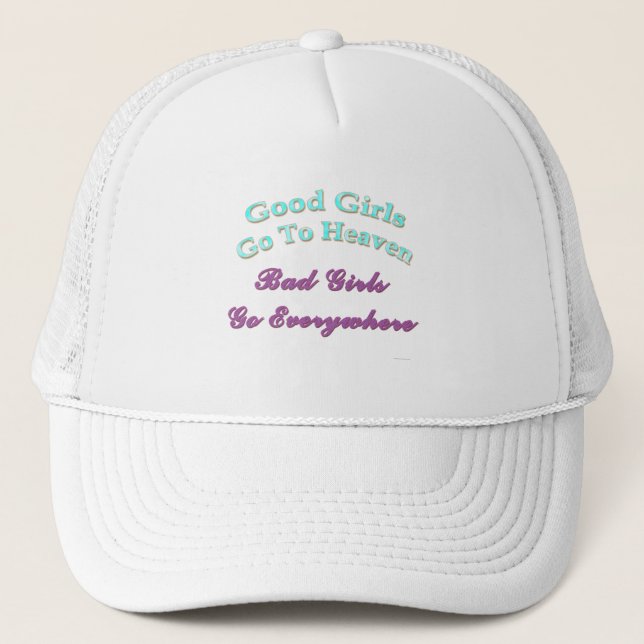 Les bonnes filles vont au ciel… Casquette (Devant)