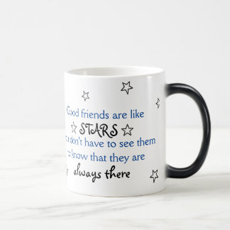 Les bons amis sont comme la tasse d'étoiles