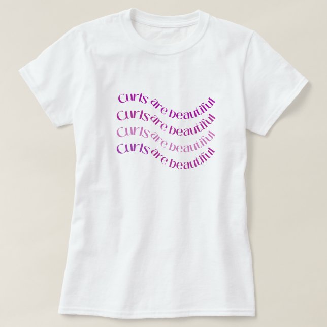 Les boucles sont belles T-shirt graphique pour che (Design devant)