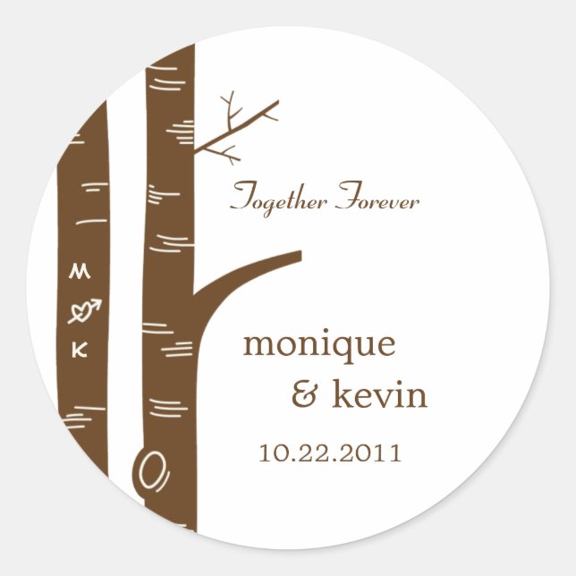 Les bouleaux privilégient les autocollants ou les  (Devant)