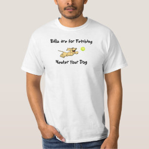 Les boules sont pour chercher le T-shirt
