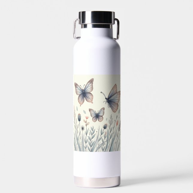 Les bouteilles d'eau papillon (Avant)