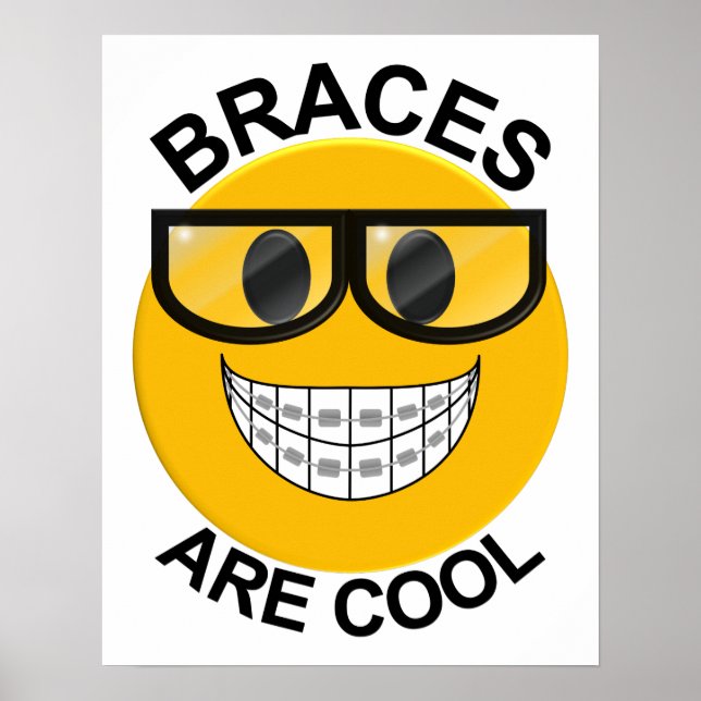 Les Bracelets Sont Cool Dentist Poster Mur -Lunett (Devant)