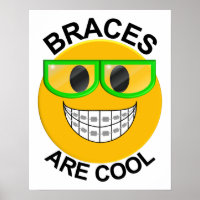Les Bracelets Sont Cool Dentist Poster Mur -Verres