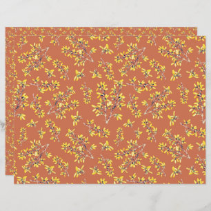 Les branches de l'épine noire couleurs de l'automn