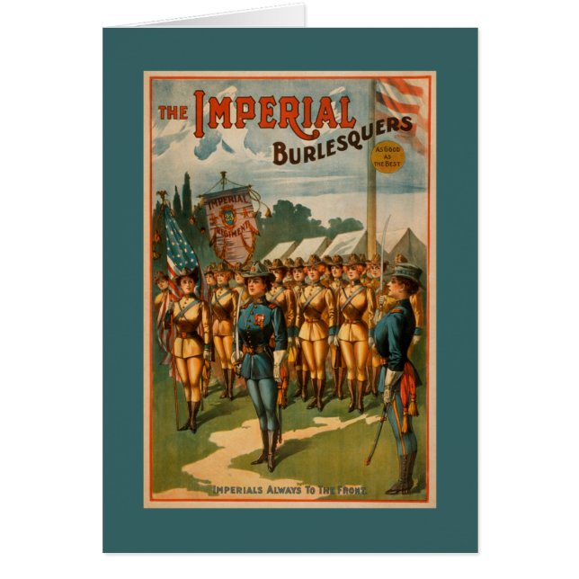 Les Burlesquers Impériaux Jouent Des Soldats Fémin (Devant)