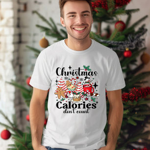 Les calories de Noël ne comptent pas T-Shirt de No