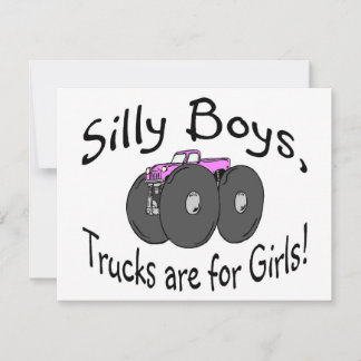 Les Camions Garçons Silly Sont Pour Camion Rose Fi