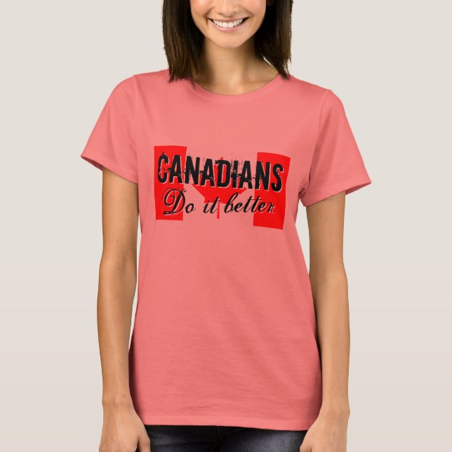 Les Canadiens font mieux t-shirt (Devant)