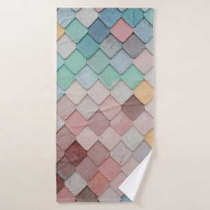 Les carreaux façonnent la texture art motif