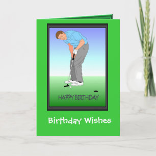 Les cartes d'anniversaire de golf, je devrais fair