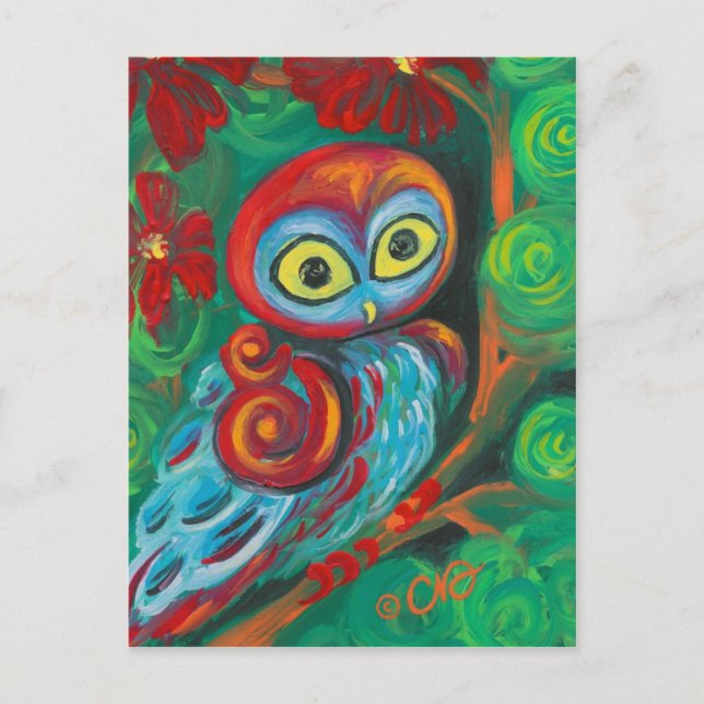 Les Cartes d'Art Moderne De La Chouette (Devant)