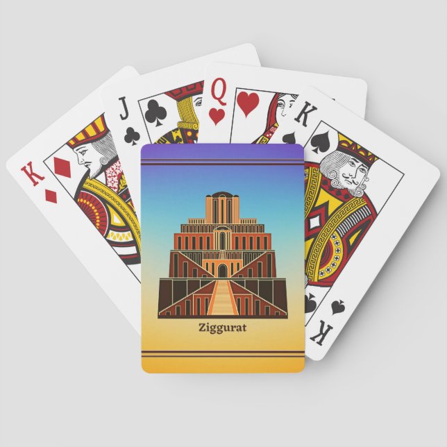 Les Cartes De Jeu Classiques Ziggurat (dos)