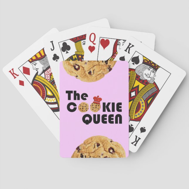 Les cartes de jeu de la Reine de biscuit (dos)